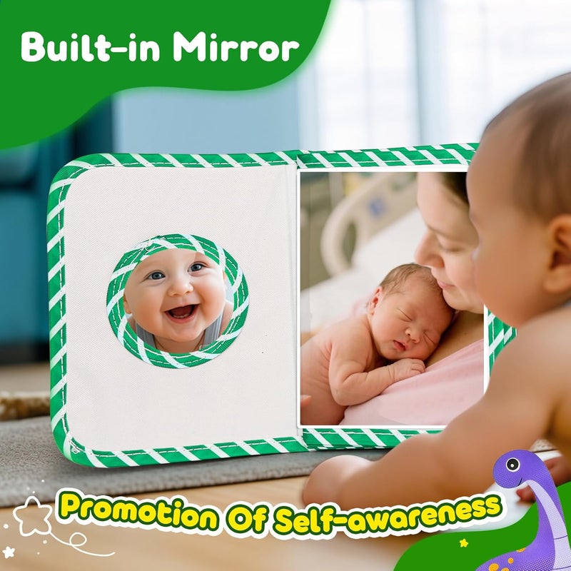 TSYAN Baby First Family Photo Album Memory Book for Boys & Girls,My First Family Album with Mirror for 4x6 Baby Kids Toddlers Family Pictures-Perfect Gifts for Baby Shower Newborns Family Photos - Image 3